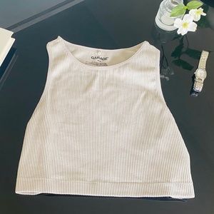 Cream Athletic Tank